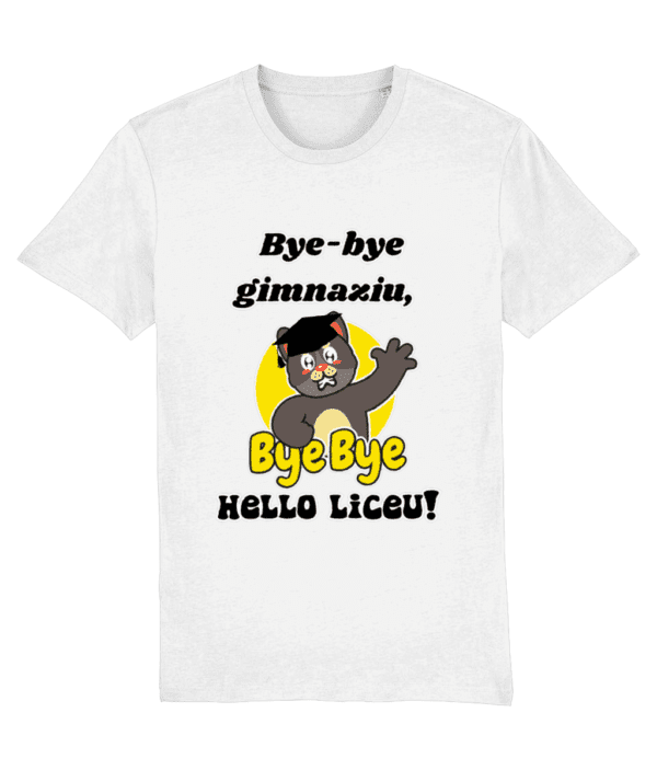 Tricou unisex „Bye-bye gimnaziu! Hello liceu!” - imagine 2