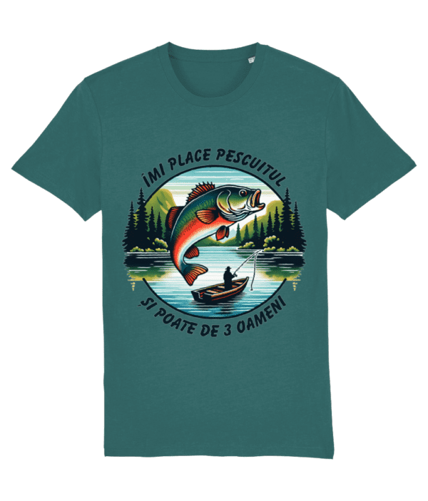 Tricou „Îmi place pescuitul și poate de 3 oameni” - imagine 9