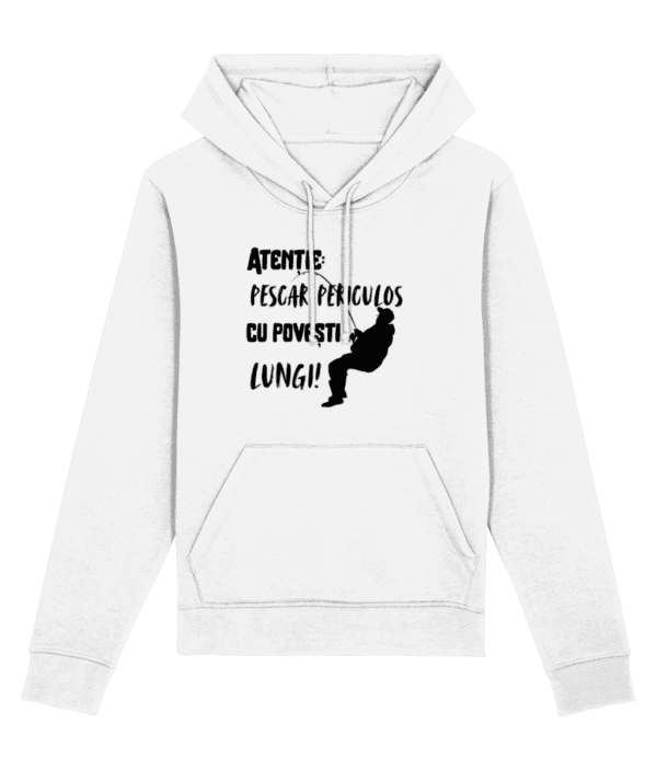 Hanorac „Atenție pescar periculos cu povești lungi” - imagine 2