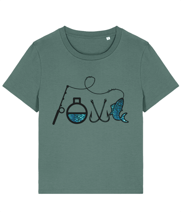 Tricou damă „I love fishing” - imagine 6