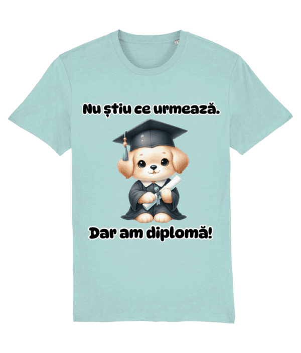 Tricou unisex „Nu știu ce urmează, dar am diplomă” - imagine 7