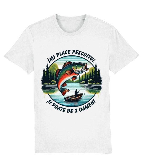 Tricou „Îmi place pescuitul și poate de 3 oameni” - imagine 2