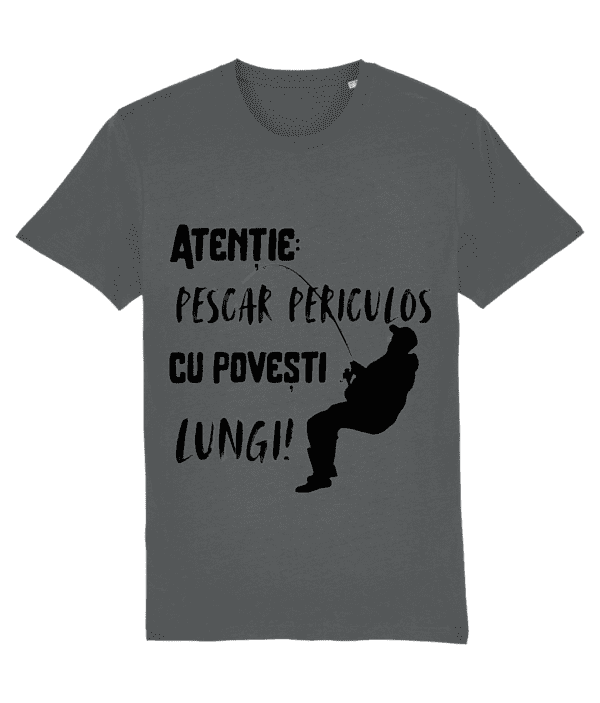Tricou „Atenție: pescar periculos cu povești lungi” - imagine 9