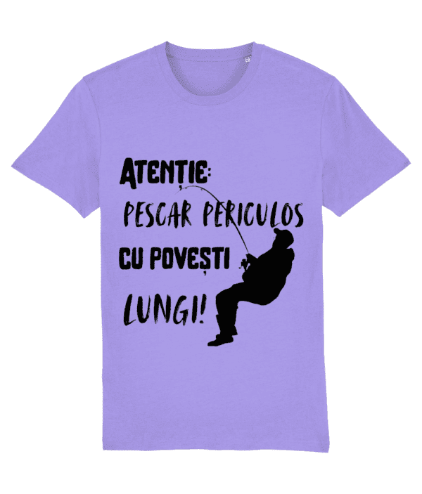Tricou „Atenție: pescar periculos cu povești lungi” - imagine 5