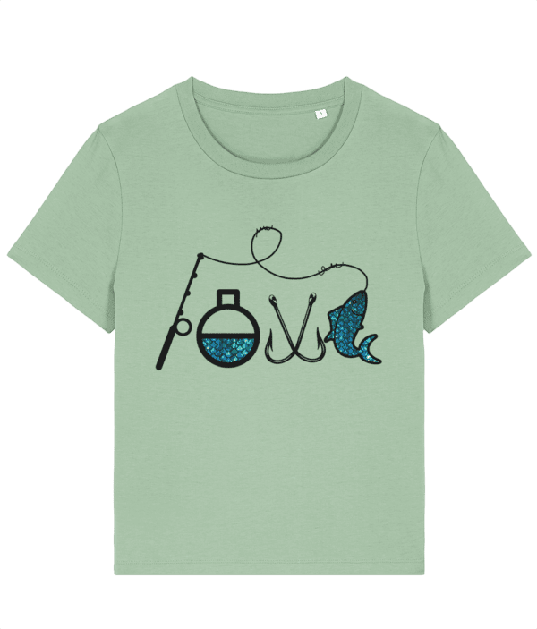 Tricou damă „I love fishing” - imagine 2