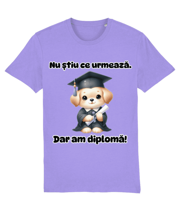 Tricou unisex „Nu știu ce urmează, dar am diplomă” - imagine 5