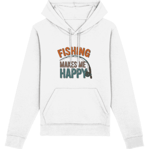 Hanorac „Fishing makes me happy”