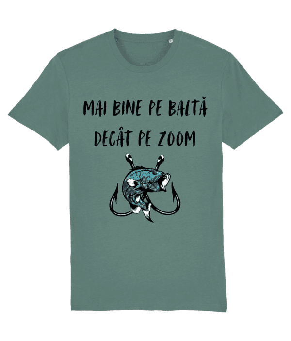 Tricou bărbați „Mai bine pe baltă decât pe Zoom” - imagine 8