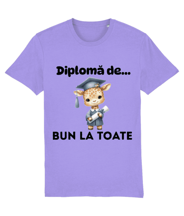 Tricou personalizat cadou amuzant absolventi liceu facultate Diploma de bun la toate