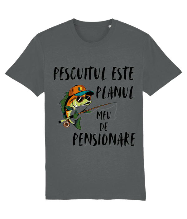 Tricou unisex „Pescuitul este planul meu de pensionare” - imagine 2