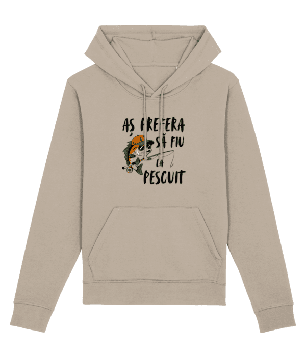 Hanorac unisex „Aș prefera să fiu la pescuit” - imagine 5